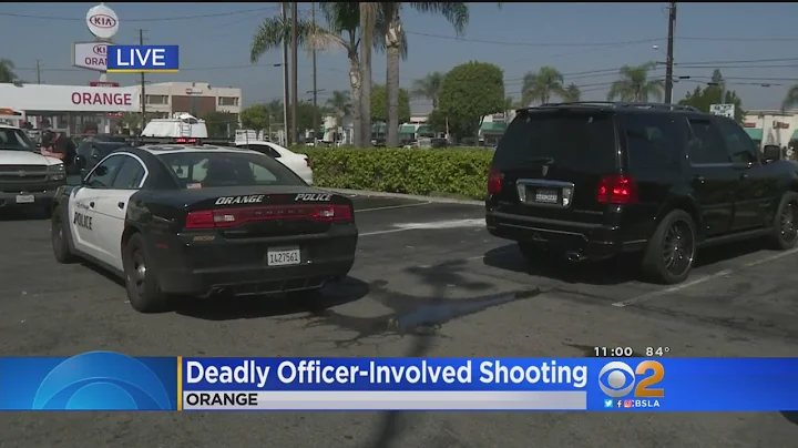 Police Fatally Shoot Knife-Wielding Man In Orange