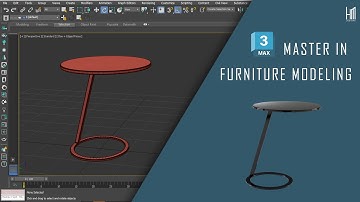 3Ds Max Modeling a Side Table - Master in Furniture Modeling