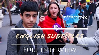 Turkish boy Interview,and full conversation with English subtitles|| viral turkish boy interview|| Resimi