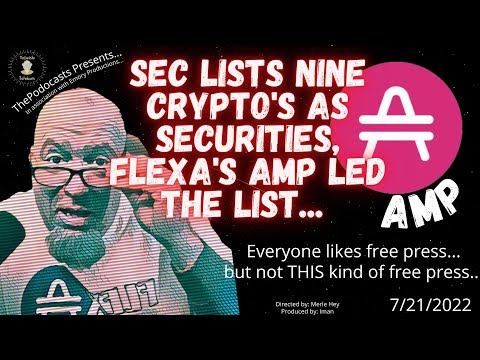 AMP Token - SEC lists AMP as a security!