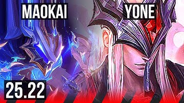 MAOKAI vs YONE (TOP) | KR Master | 25.22