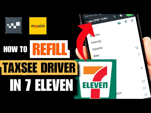Maxim Taxsee Driver App | How to Refill in 7 Eleven | Updated 2022 class=