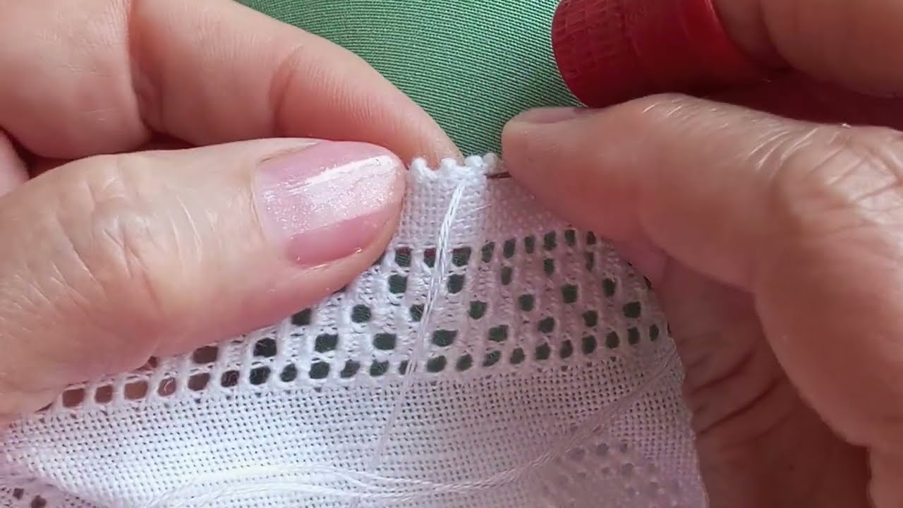 Ніна Іпатій - Майстер клас ручної вишивки 58 Оздоблення низу рукава зубкуванням