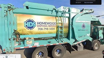 Google Maps garbage trucks front loaders part 2