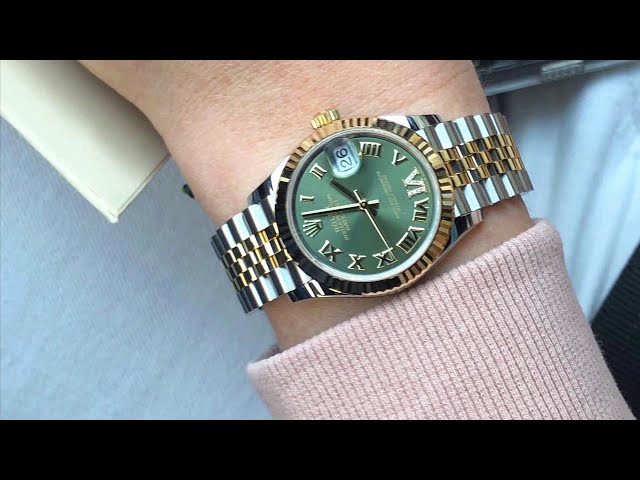 datejust 31 green