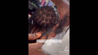 How To Install Afro B On Short Hair | Crochet Method | Doctor Dread Of Lagos. #dreadlocks #salon
