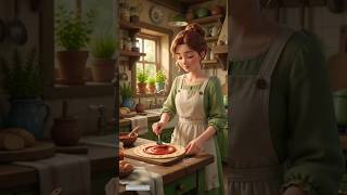 Ghibli Style Cheesy Pizza Flatbread 🍕ASMR Cooking