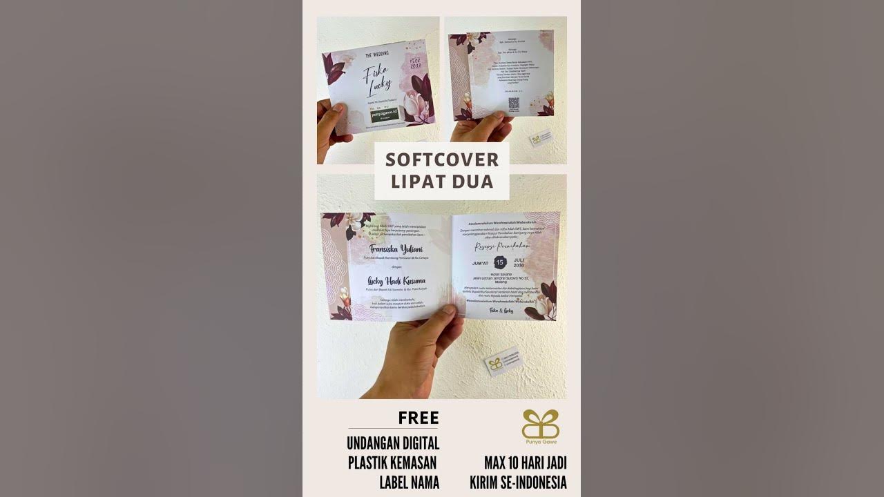 10 Hari Jadi, Harga 1rb+, Diskon 5%, Kirim Se-Indonesia! Undangan Lipat