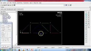 Stress and Deflection Analysis of 2D truss.|| by Ansys APDL