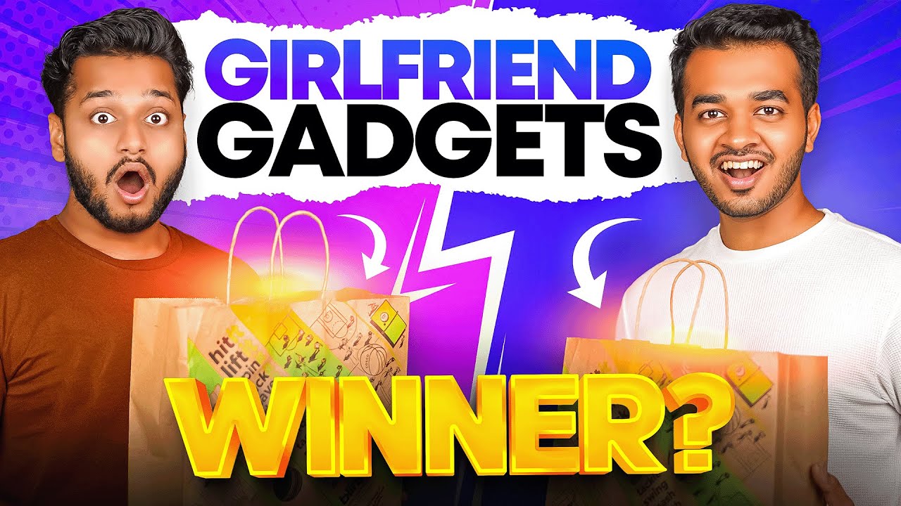 ₹2000 Girlfriend Gadgets Challenge | @Techoob VS @CountingUnique |