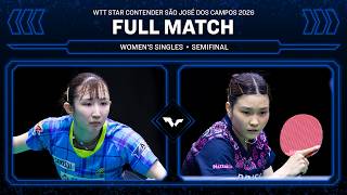 FULL MATCH | Hina Hayata vs Honoka Hashimoto | WS SF | #WTTSaoJose 2026 screenshot 5