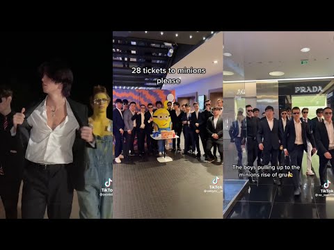 Gentlemen Arriving To Minions Rise Of Gru In Suits TikTok Compilation