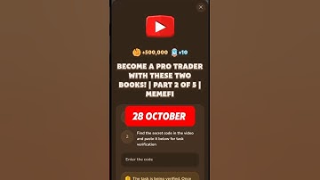 Become a Pro Trader with These Two Books! | Part 2 of 5 | MemeFi #memefi #code