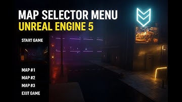 Next-Level Map Selector in Unreal Engine 5.4 (AAA-Style UI Tutorial)