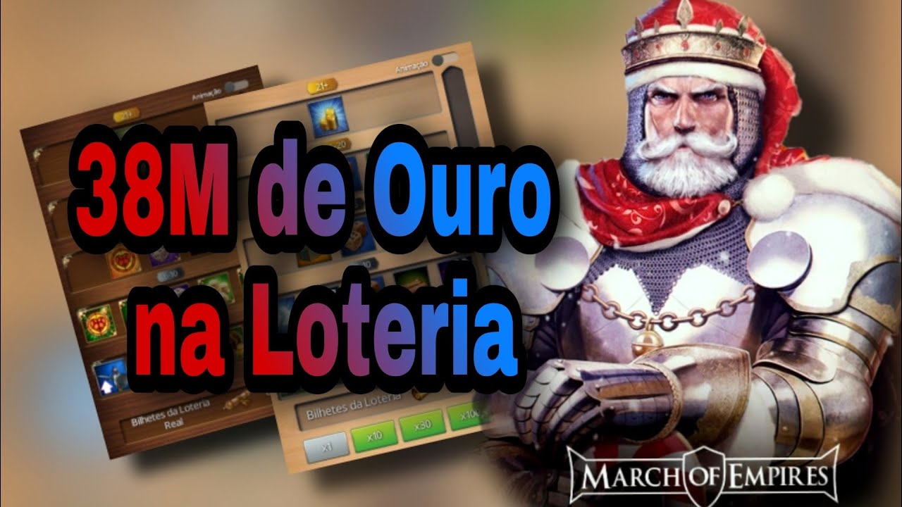 Dia que Joguei 38 milhões na loteria | March of Empires | lottery #401