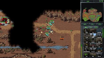 C&C Remastered-Mujalli Mod-Random+Hard AI VS 4 Hard AI "Ninja Turtle 3v3"