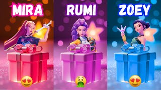 CHOOSE YOUR GIFT...!!! 🎁 Kpop Demon Hunter Edition  🎤 || Pink, Purple vs Blue 💖💜💙 #wouldyourather