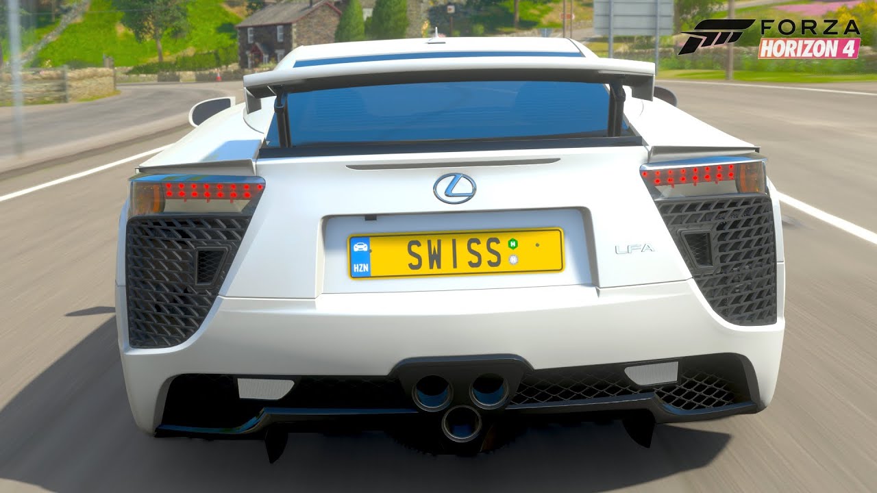 Lexus lfa test drive