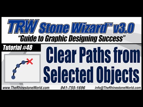 TRW Stone Wizard 3.0 Tutorial Video 48 Clear Paths from Selected Object