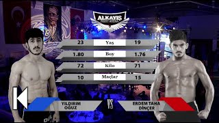 Yıldırım Oğuz Vs Erdem Taha Di̇nçer 72 Kg 8Li̇ Turnuva Yari Fi̇nal