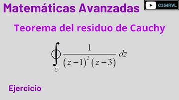 MA. Teorema del residuo de Cauchy. Ejercicio 01