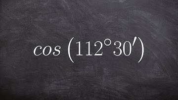 Using the half angle formula for cosine to evaluate for an angle cos