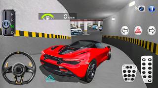 New Flying Car McLaren 720s Funny Driver in Parking  3D Driving Class Simulation  Android game