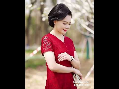 Video Váy đầm dự tiệc cho mẹ siêu xinh, thời trang trung... - youtube