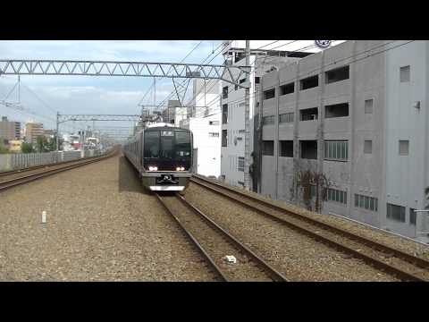 321系　さくら夙川駅にて