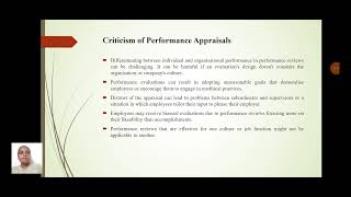 HRM/1st video assignment / Objectives of performance appraisal