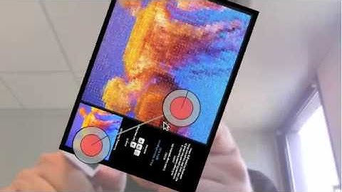 Minority Report interface in Flash