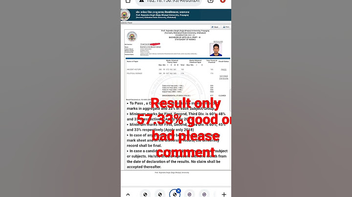 BA.3rd year result (how to check result ? go comments box