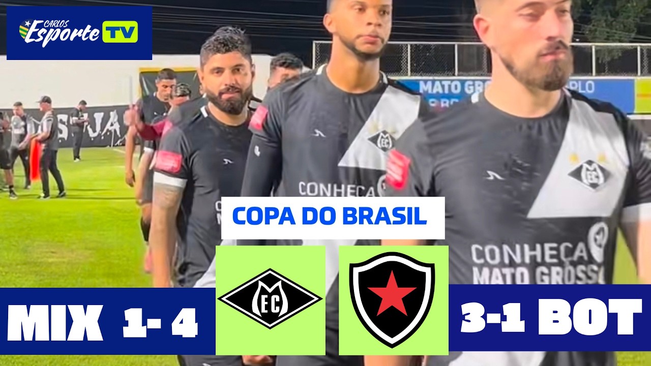Mixto  x Botafogo-PB.  Copa do Brasil 2026, Melhores momentos, gols e cobranças de pênaltis.