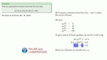 Least Squares, Part Two