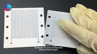 Aluminum Flow Field Plate by TMNetch | Precision Etched Components for Fuel Cell Systems #tmnetch