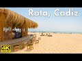 Rota cadz  beach town 4k virtual walking tour spain 