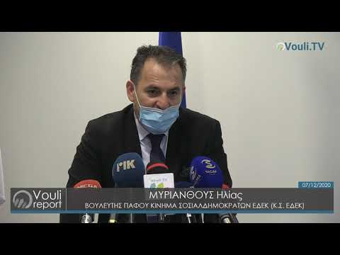 ΜΥΡΙΑΝΘΟΥΣ Ηλίας για Επιτροπή Οικονομικών | Vouli report - 07/12/2020