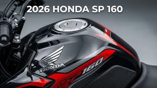New 2026 Honda SP 160 Revealed | Design, Features & Specs Concept 