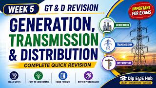 Week 5 GTD Notes Revision | Generation, Transmission & Distribution #diploma #diplomaEEE