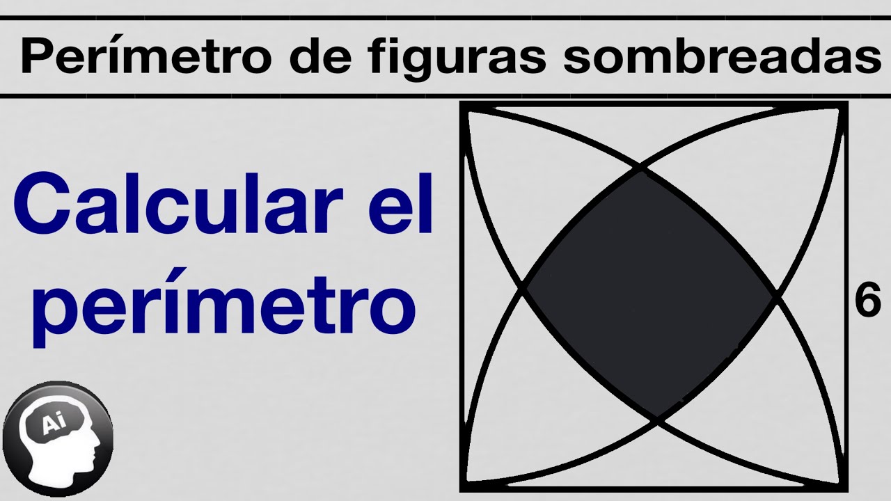 Calcular el perimetro de la region sombreada (perimetros)