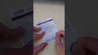 Scratching this card normally