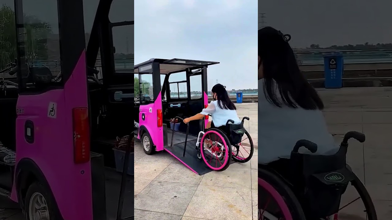 Car Built Just For Her 🥺♿