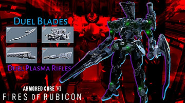 Balteus Boss vs Dual Blades Dual Plasma Rifle Build - Armored Core 6 Fires of Rubicon