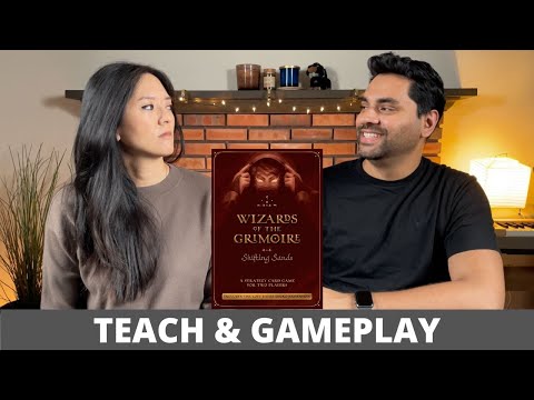 Wizards of the Grimoire: Shifting Sands - Teach & Playthrough