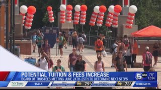 Potential tuition & fees increase at UT
