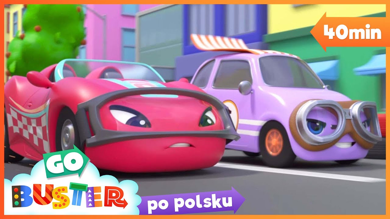 Wyścigówka Super Scout | Autobus Buster po polsku | Bajka dla dzieci | Go Buster