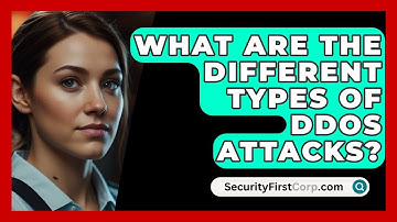 What Are The Different Types Of DDoS Attacks? - SecurityFirstCorp.com