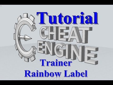 Cheat Engine Trainer Rainbow Label Function