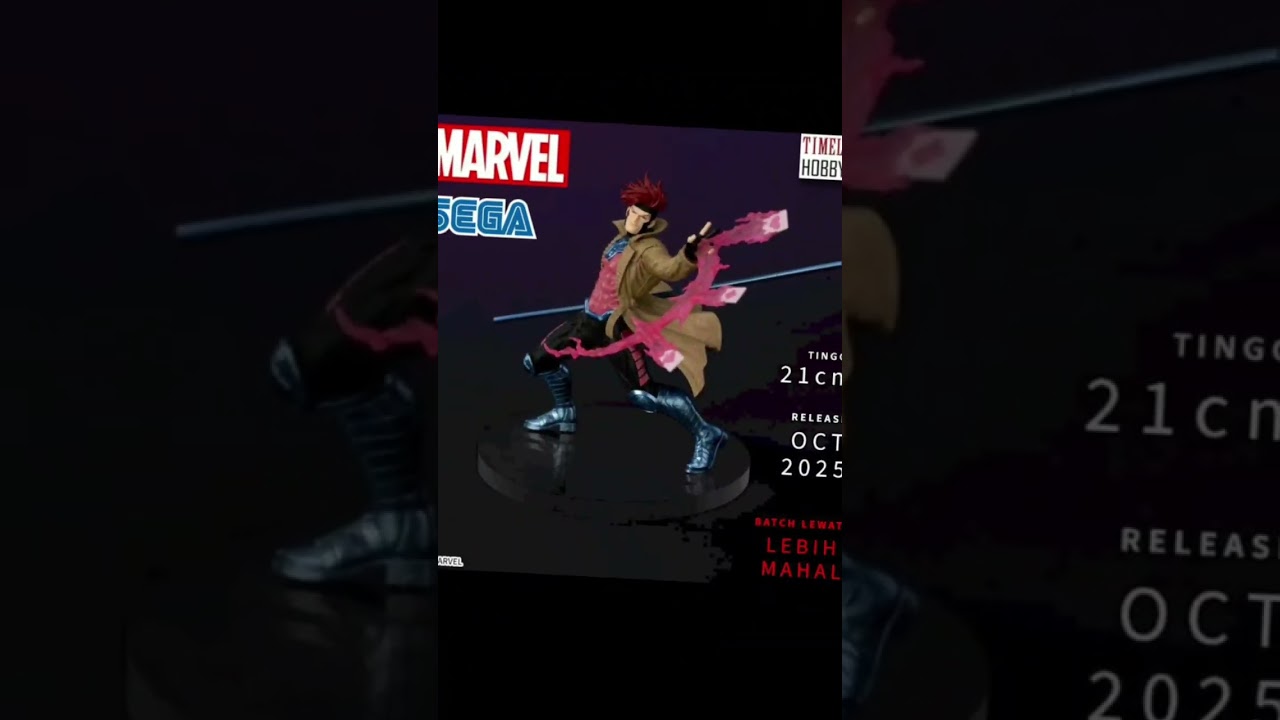 SEGA Japan MARVEL ACT/CUT Premium Figure Gambit X-Men 世嘉日本漫威高级人偶牌皇X战警 Timeless Hobby