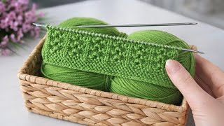 Üç Günde Yelek Örün Kolay İki Şiş Örgü Yelek Model Desen